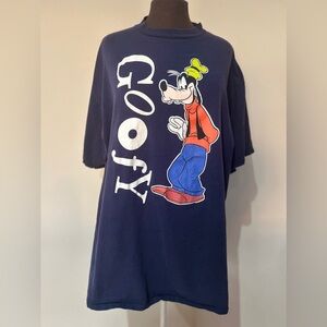 Vintage Goofy Character Navy Blue‎ tee